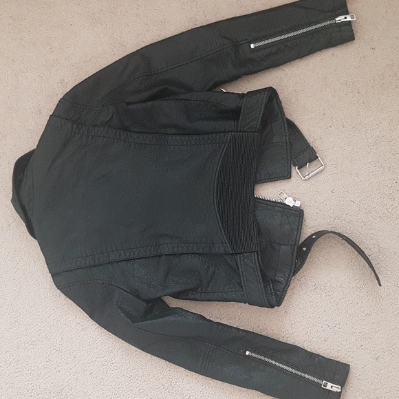 American Eagle Leather Jacket - Picture 5 of 5